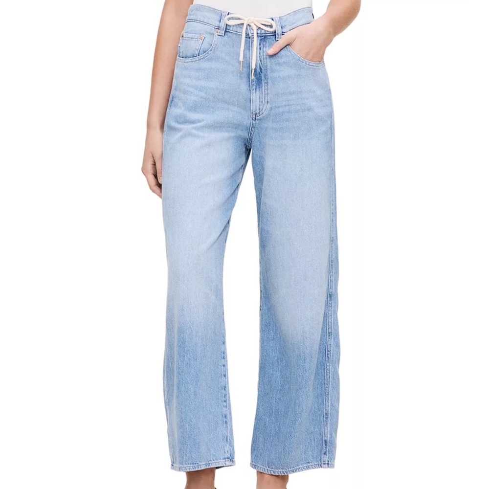 DL1961 Taylor Aura Relaxed Barrel Jean - Beachwave
